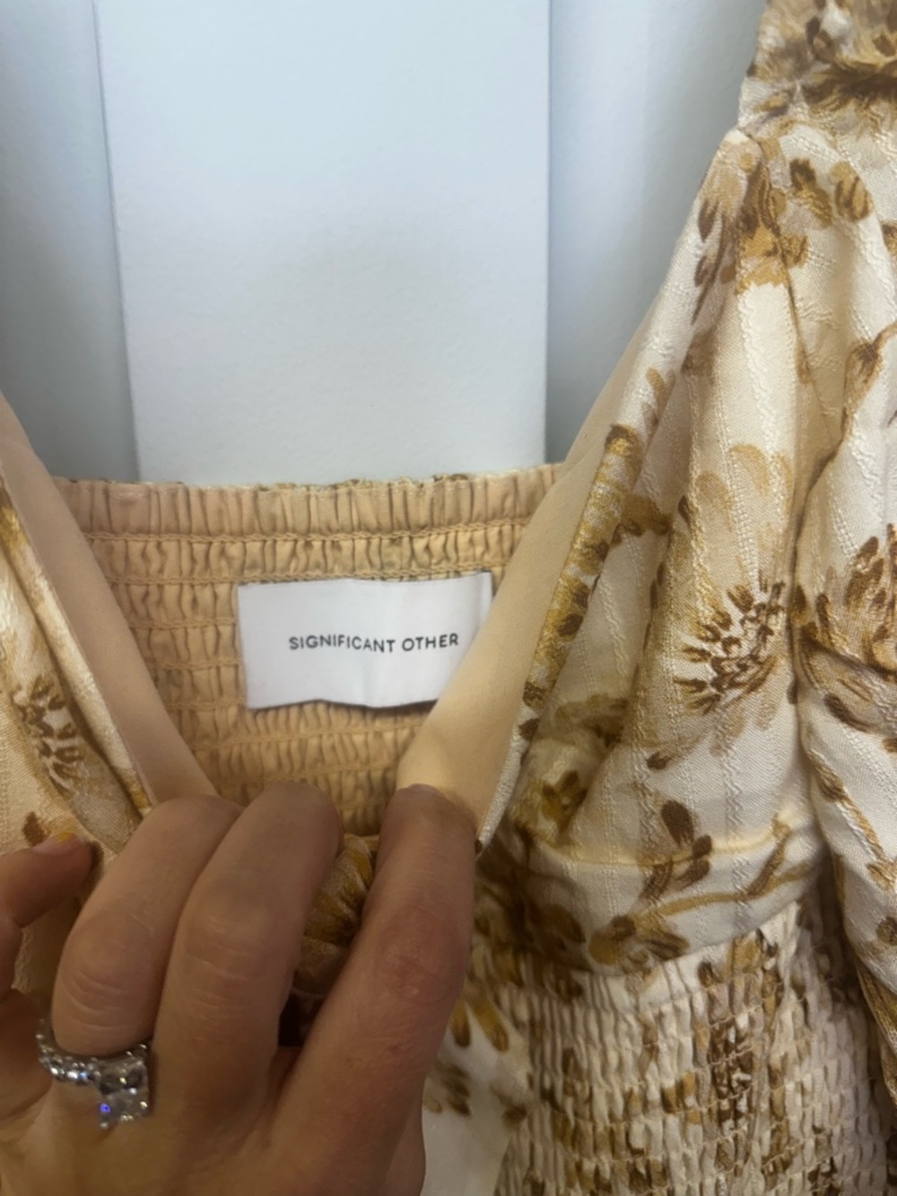 Significant Other Floral Maxi Dress Size 4 - Picture 4 of 7